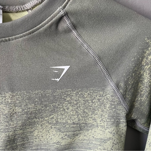 🛍️Gymshark Adapt Ombré Seamless Long Sleeve Size Small - Picture 4 of 7